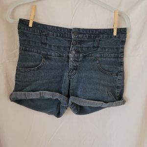 Massimo high-rise short shorts